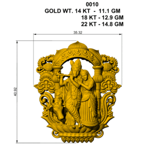Radha Krishna Pendent