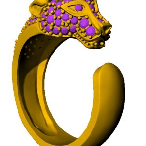 Queen Lion Ring 3dm
