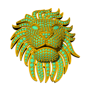 Brooch Lion