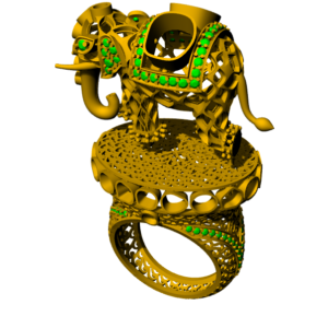 ELEPHANT STONE RING