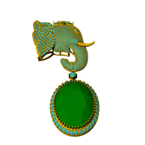 Elephant Brooch